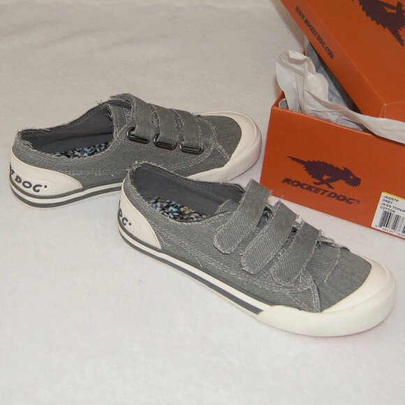 NIB Rocket Dog Gray Canvas Sneakers, US Women Size 6.5 - Picture 4 of 9